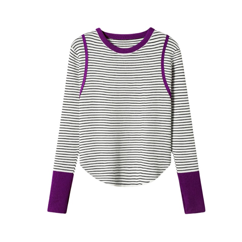 Contrast Striped Long Sleeves