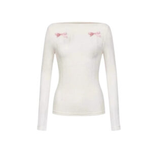 Thin Bow Long Sleeves
